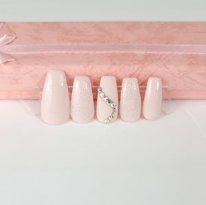 Glitter Design Press-on Nails